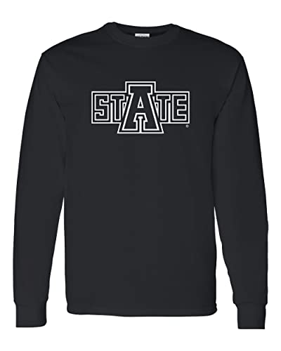 Arkansas State University State Long Sleeve T-Shirt - Black
