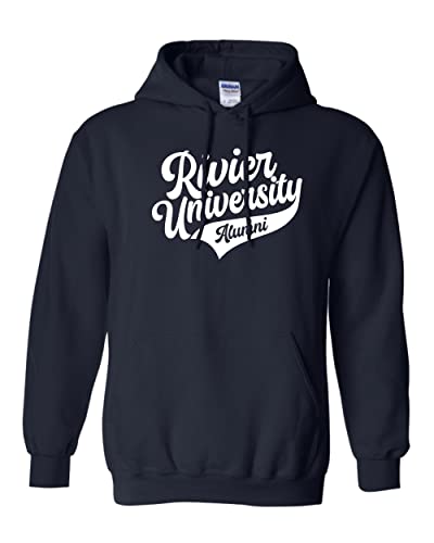 Rivier University Alumni Hooded Sweatshirt - Navy