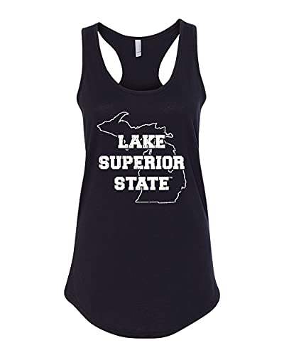 Lake Superior State Ladies Tank Top - Black
