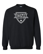 Load image into Gallery viewer, Iona University Gaels Crewneck Sweatshirt - Black
