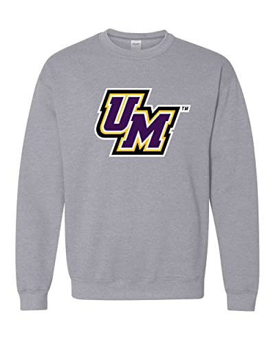 University of Montevallo UM Crewneck Sweatshirt - Sport Grey