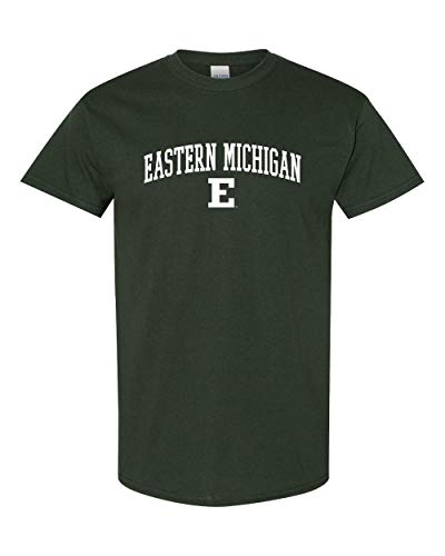Eastern Michigan E One Color T-Shirt - Forest Green
