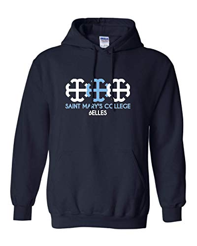 Saint Mary's Two Color Belles Hooded Sweatshirt - Navy