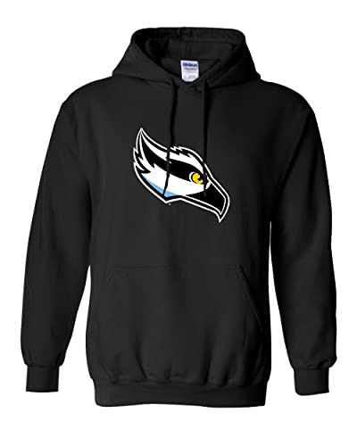 Stockton University Full Color Mascot Hooded Sweatshirt - Black