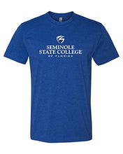 Load image into Gallery viewer, Seminole State College Stacked Soft Exclusive T-Shirt - Royal
