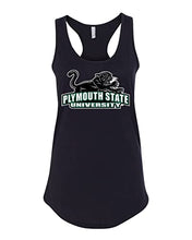 Load image into Gallery viewer, Plymouth State University Mascot Ladies Tank Top - Black

