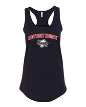 Load image into Gallery viewer, Detroit Mercy Arched Two Color Ladies Tank - Black
