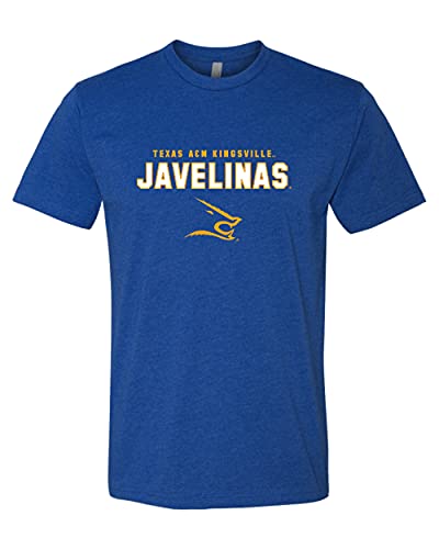Texas A&M Kingsville Javelinas Stacked Exclusive Soft Shirt - Royal