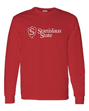 Load image into Gallery viewer, Stanislaus State Long Sleeve T-Shirt - Red
