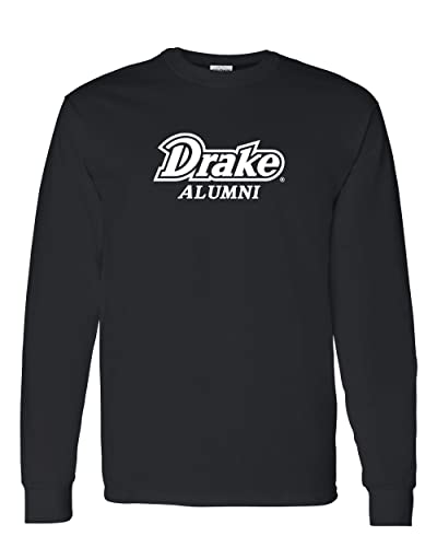 Drake University Alumni Long Sleeve Shirt - Black