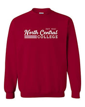 Load image into Gallery viewer, Vintage North Central College Est 1861 Crewneck Sweatshirt - Cardinal Red
