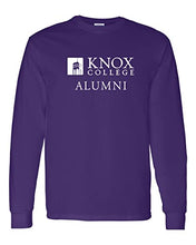 Load image into Gallery viewer, Knox College Alumni Long Sleeve T-Shirt - Purple
