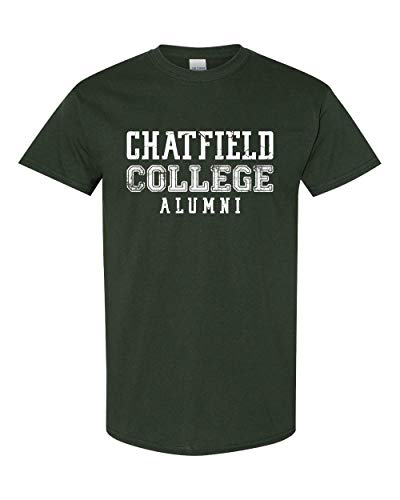 Chatfield College Vintage Alumni T-Shirt - Forest Green