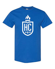Load image into Gallery viewer, Hilbert College Shield T-Shirt - Royal
