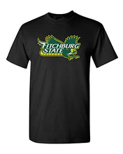 Load image into Gallery viewer, Fitchburg State Full Color Mascot T-Shirt - Black

