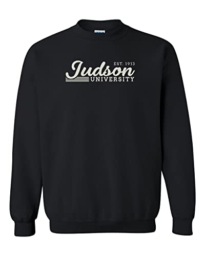 Judson University est 1913 Crewneck Sweatshirt - Black