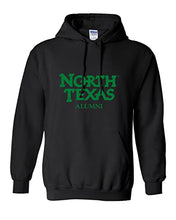 Load image into Gallery viewer, University of North Texas Alumni Hooded Sweatshirt - Black
