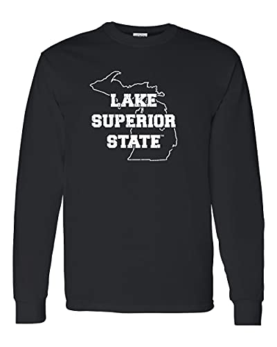 Lake Superior State Long Sleeve T-Shirt - Black