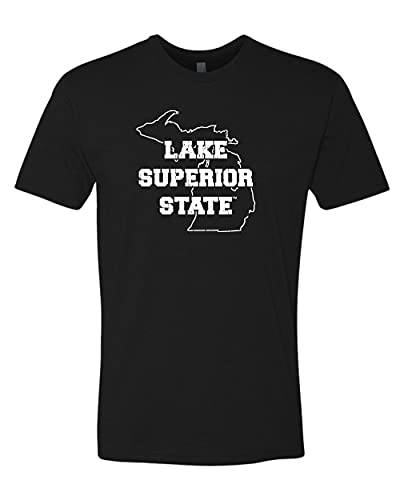 Lake Superior State Soft Exclusive T-Shirt - Black