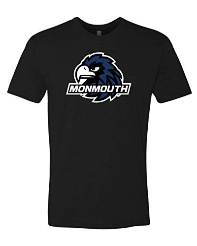Premium Monmouth University Adult T-Shirt Monmouth Alumni Mens/Womens T-Shirt - Black