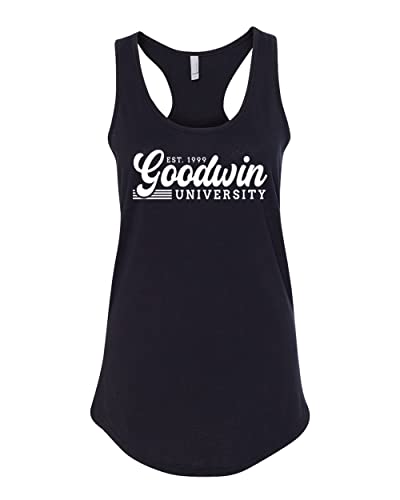 Vintage Goodwin University Ladies Tank Top - Black