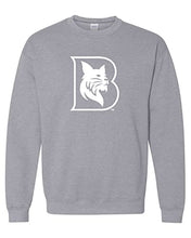 Load image into Gallery viewer, Bates College Bobcat B Crewneck Sweatshirt - Sport Grey
