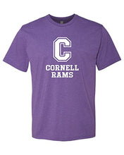 Load image into Gallery viewer, Cornell College Mascot 1 Color Exclusive Soft Shirt - Purple Rush
