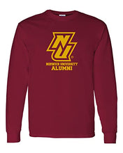 Load image into Gallery viewer, Norwich University Alumni Long Sleeve Shirt - Cardinal Red
