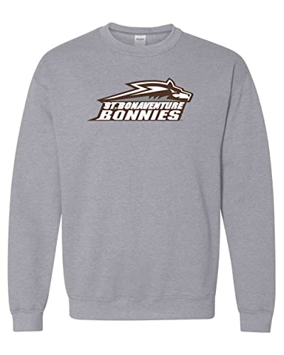 St Bonaventure Bonnies Crewneck Sweatshirt - Sport Grey