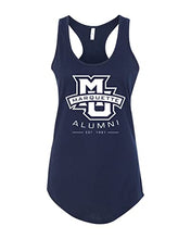 Load image into Gallery viewer, Marquette University Alumni Ladies Tank Top - Midnight Navy
