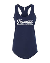 Load image into Gallery viewer, Vintage Newman University Ladies Tank Top - Midnight Navy
