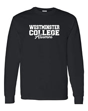 Load image into Gallery viewer, Westminster College Alumni Long Sleeve T-Shirt - Black
