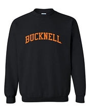Load image into Gallery viewer, Bucknell University Orange Bucknell Crewneck Sweatshirt - Black
