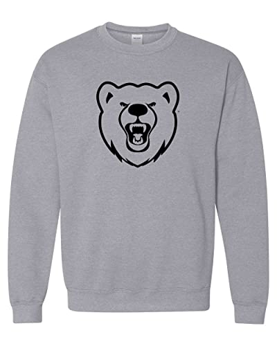 Ursinus College 1 Color Bear Crewneck Sweatshirt - Sport Grey