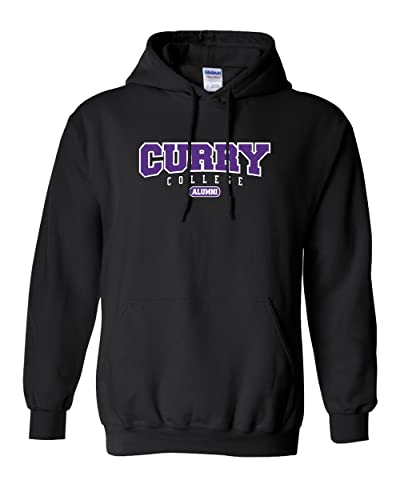 Curry College Alumni Hooded Sweatshirt - Black