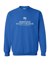 Load image into Gallery viewer, Seminole State College Stacked Crewneck Sweatshirt - Royal
