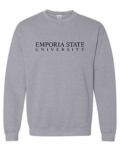 Load image into Gallery viewer, Emporia State University Crewneck Sweatshirt - Sport Grey
