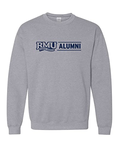 Robert Morris University Alumni Crewneck Sweatshirt - Sport Grey
