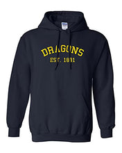 Load image into Gallery viewer, Drexel University Dragons Vintage 1891 Hooded Sweatshirt - Navy
