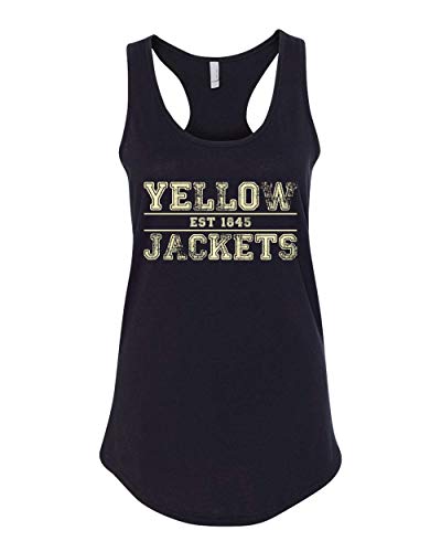 Baldwin Wallace Est 1845 Ladies Racer Tank - Black