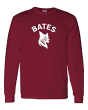 Load image into Gallery viewer, Bates College Bobcats Long Sleeve Shirt - Cardinal Red
