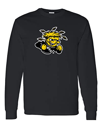 Wichita State University Shockers Long Sleeve Shirt - Black