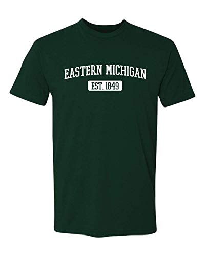 Eastern Michigan EST One Color Exclusive Soft Shirt - Forest Green