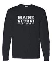 Load image into Gallery viewer, University of Maine Alumni Long Sleeve Shirt - Black
