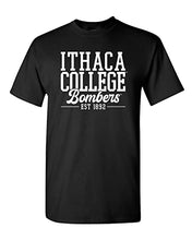 Load image into Gallery viewer, Ithaca College Bombers Alumni T-Shirt - Black

