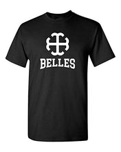 Load image into Gallery viewer, Saint Mary&#39;s College Belles 1 Color Logo T-Shirt - Black
