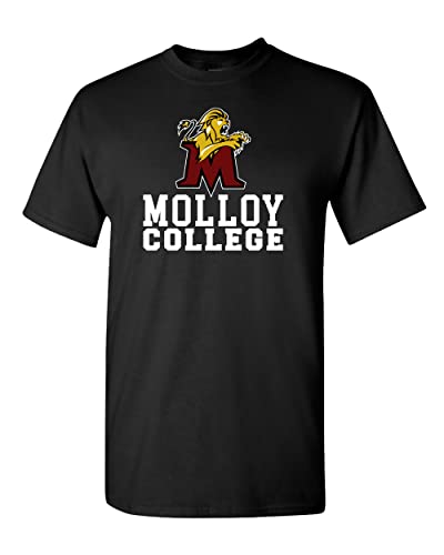 Molloy College Athletics Logo T-Shirt - Black