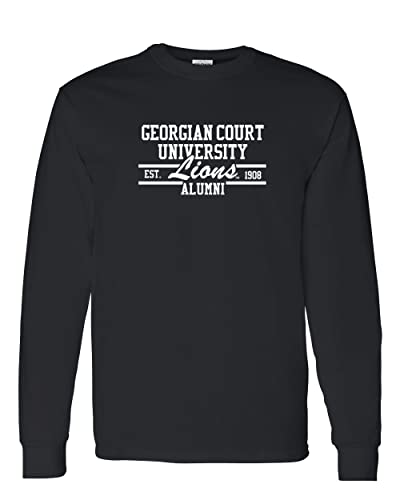Georgian Court University Alumni Long Sleeve Shirt - Black