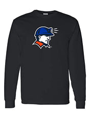 Load image into Gallery viewer, Wisconsin Platteville Pioneer Pete Long Sleeve Shirt - Black
