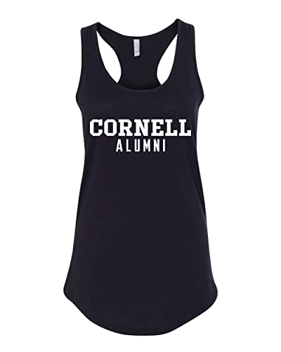 Cornell College Alumni Ladies Tank Top - Black